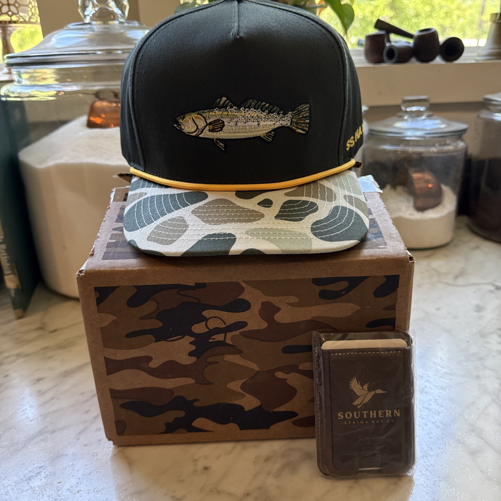 New Drop Gift & Southern String Hat Snapback Camouflage Fishing Hat Adjustable