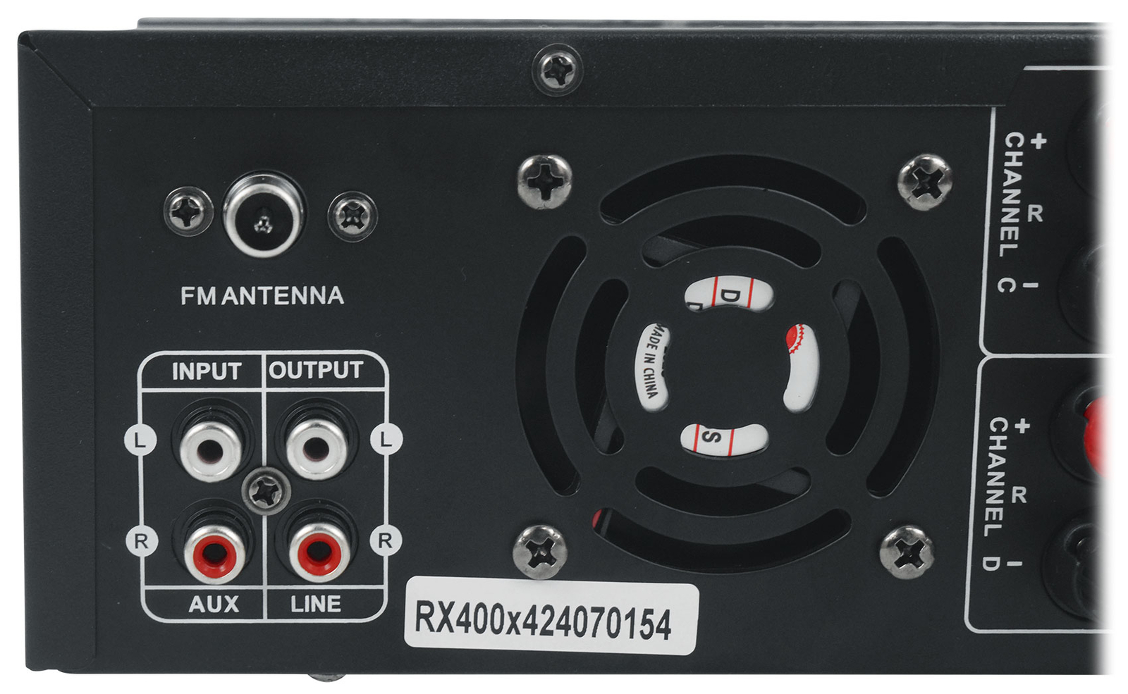 Technical Pro RX4CH Bluetooth Home Receiver Amp+(8) 6.5" Black Ceiling Speakers