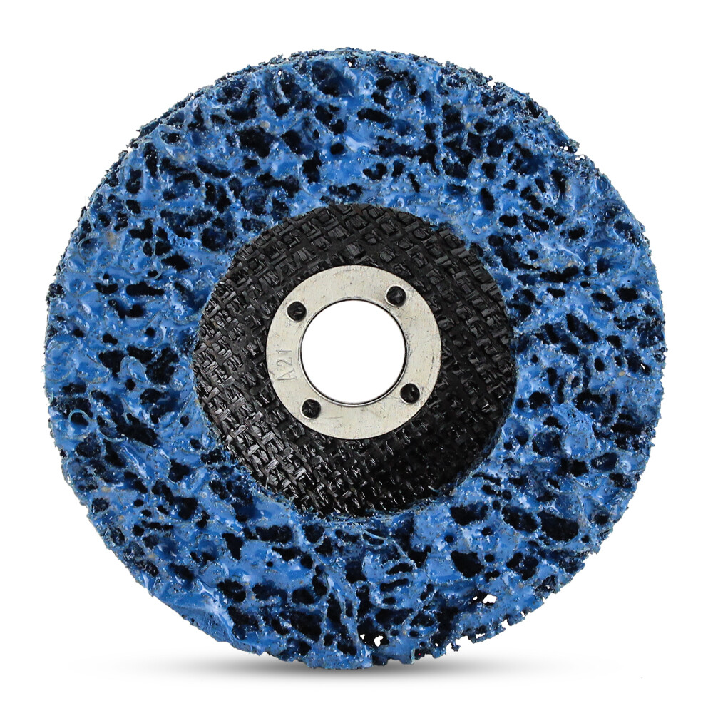 5 Pack - 4" x 5/8" Black Hawk Clean & Strip Discs Paint and Rust Removing Wheels