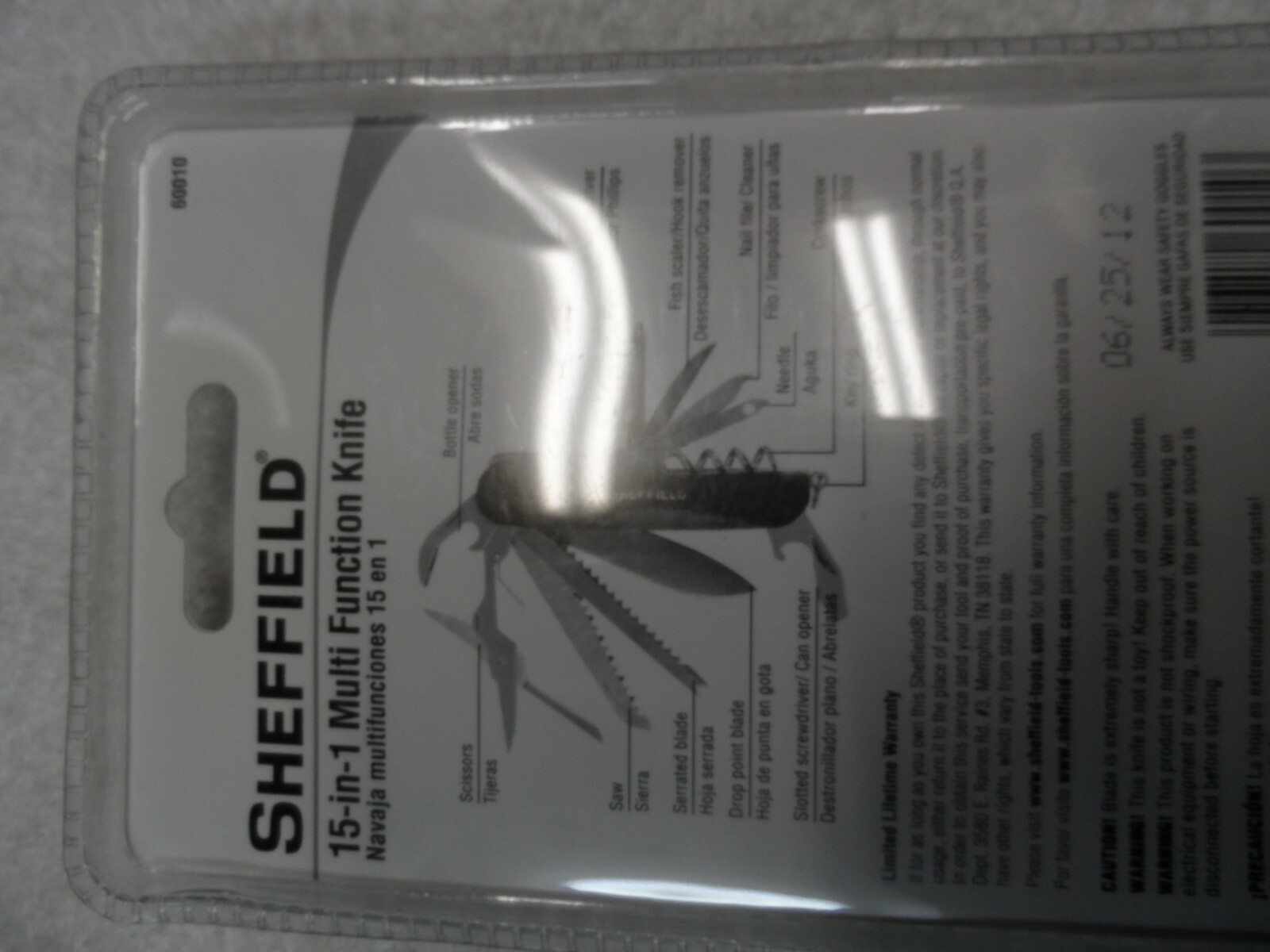 Sheffield 15-in-1 Multi Function Knife NIP - Part # 60010