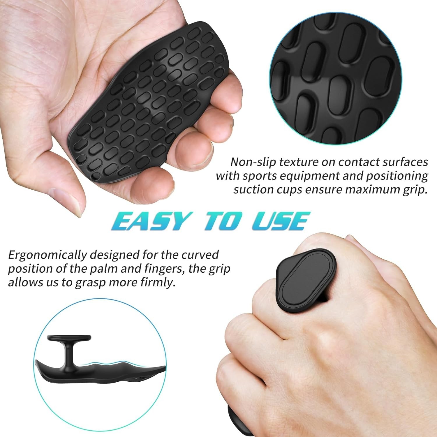 Quick Release Workout Grips: Ergonomically Designed for Heavy Lifting & Exercise