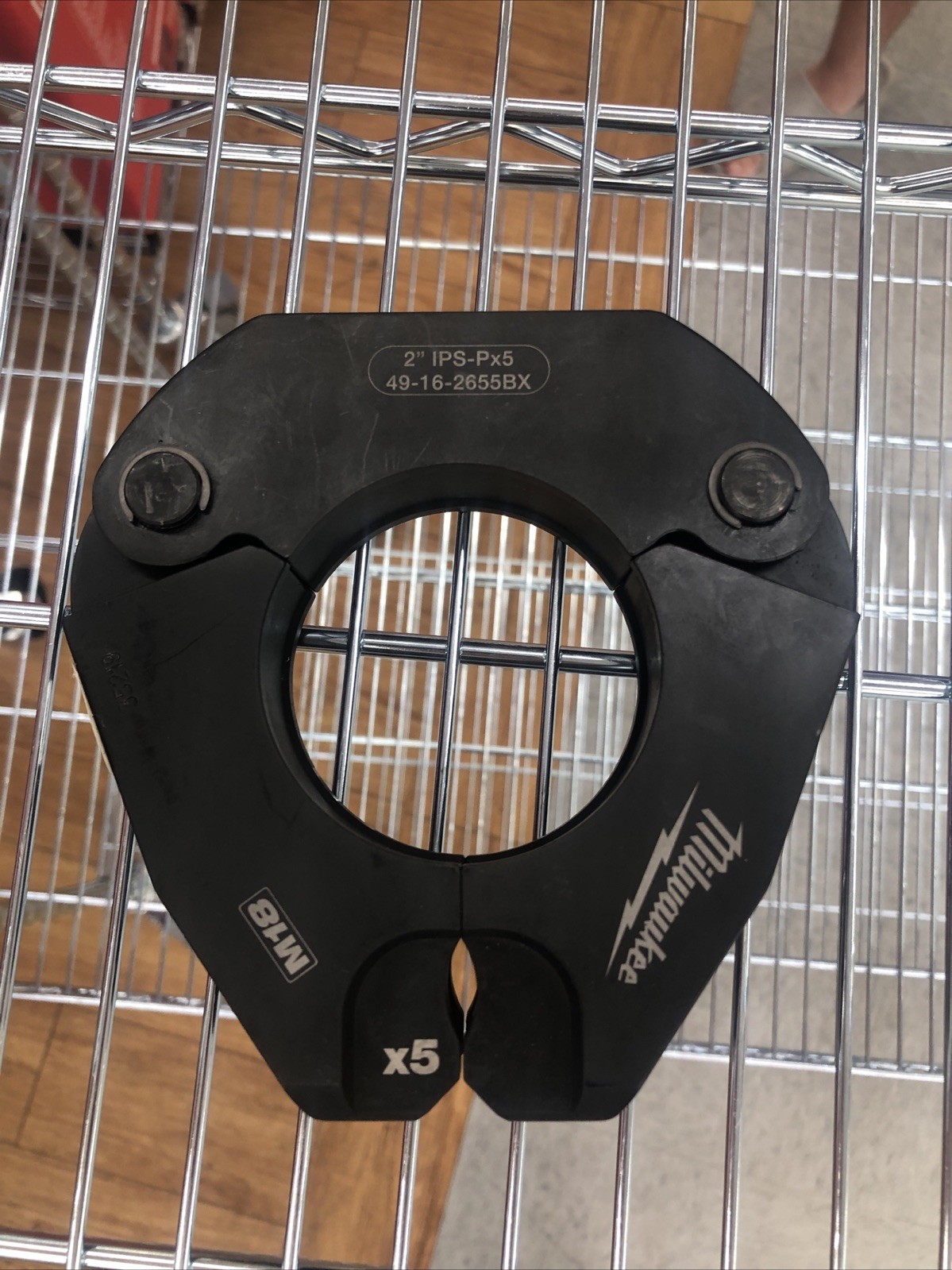 Milwaukee 49-16-2655bx 2 Inch Ips-P Pivoting Press Ring M18 Force Logic Press