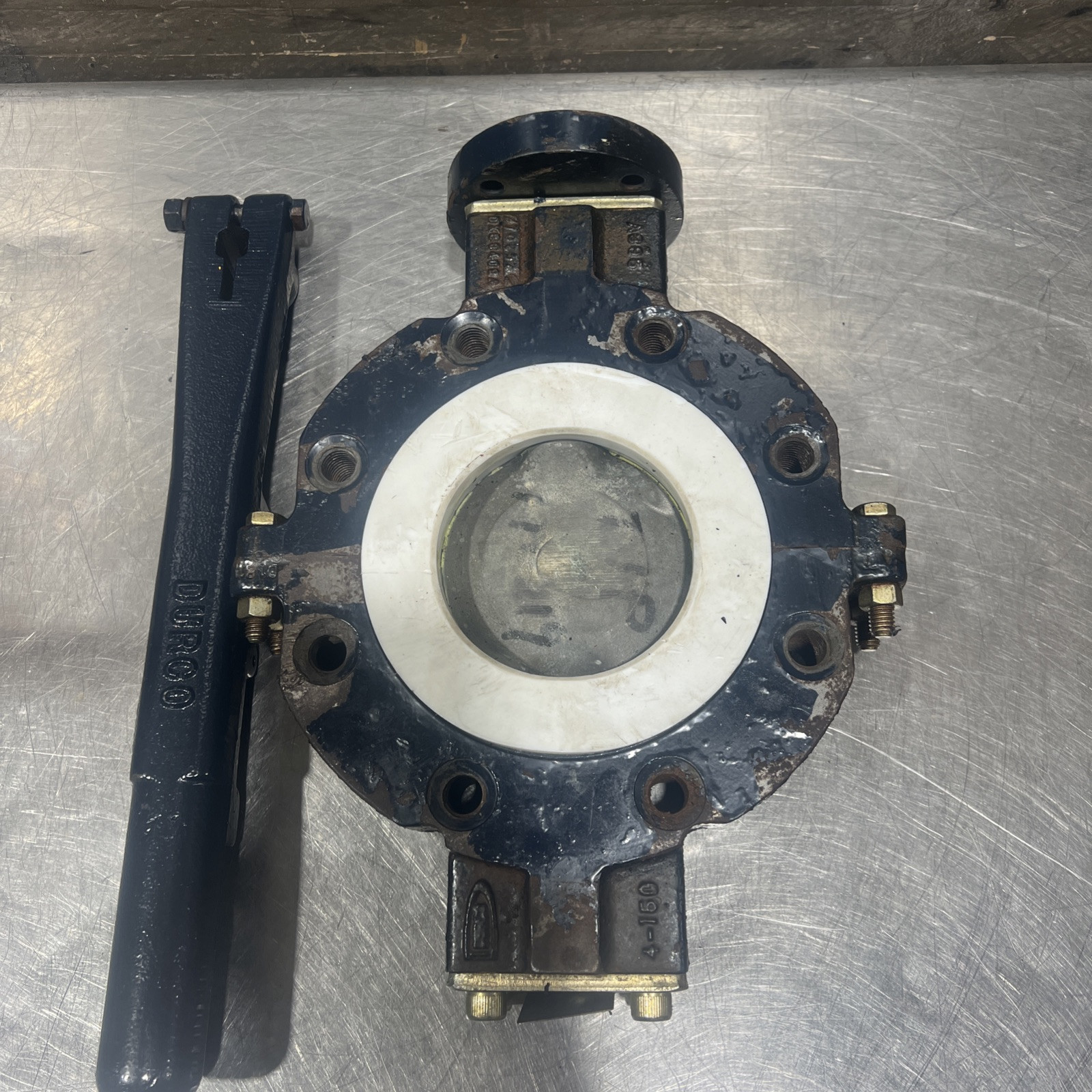 Durco / Flowserve Butterfly Valve BTL 489V Nos Surplus
