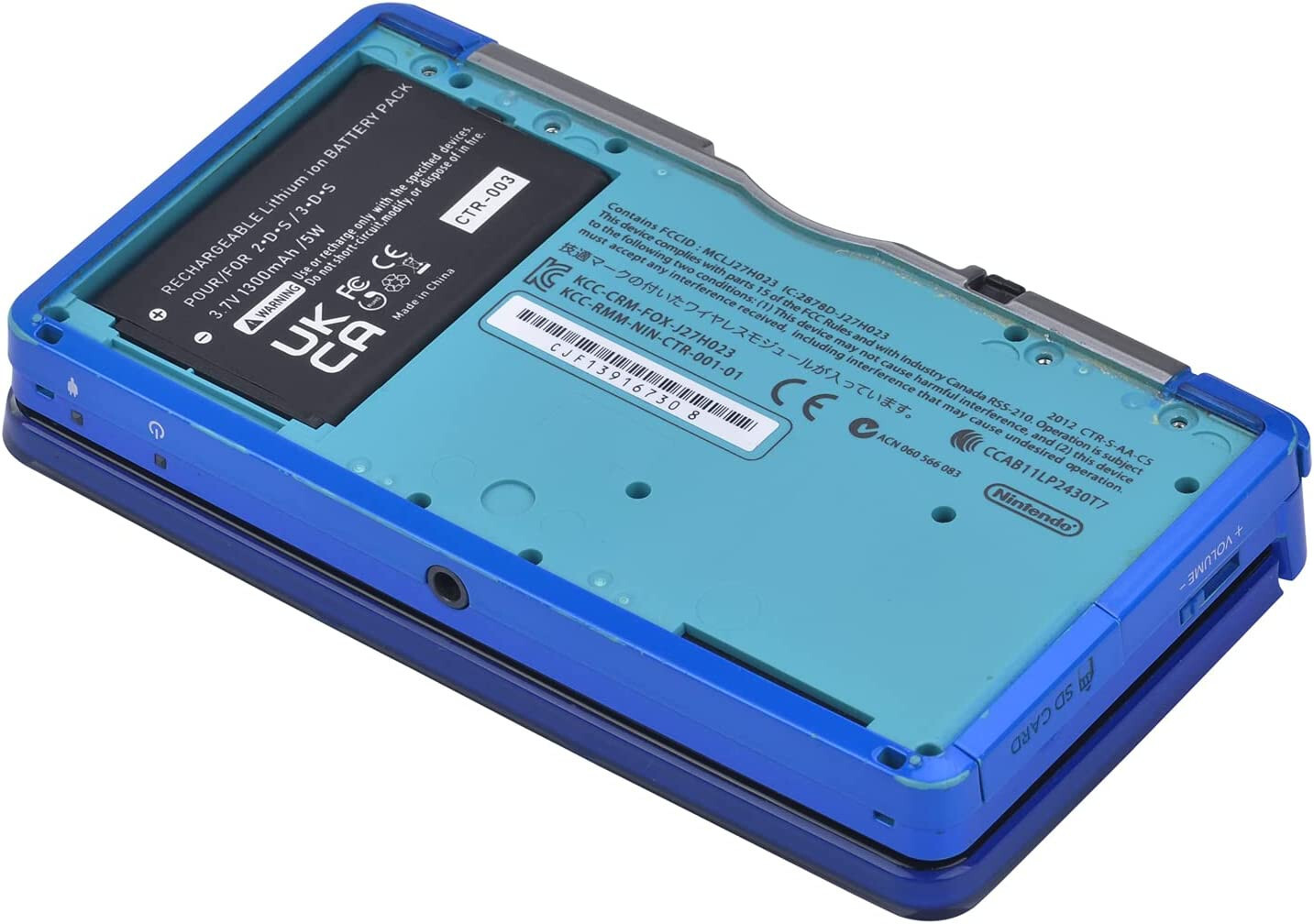 NEW Replacement Rechargable Battery for Nintendo 3DS 2DS CTR-003 001 1300mAh
