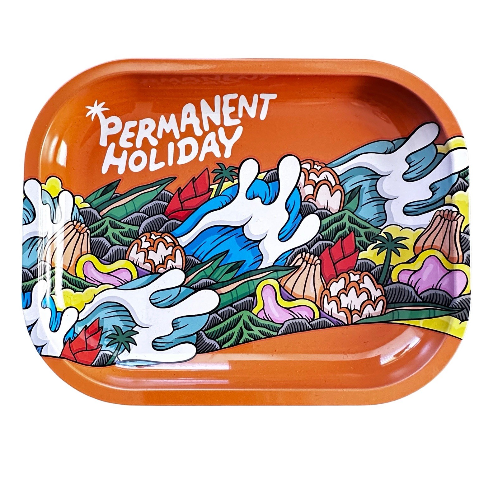 Permanent Holiday Rolling Tray - 7" x 5 1/2"