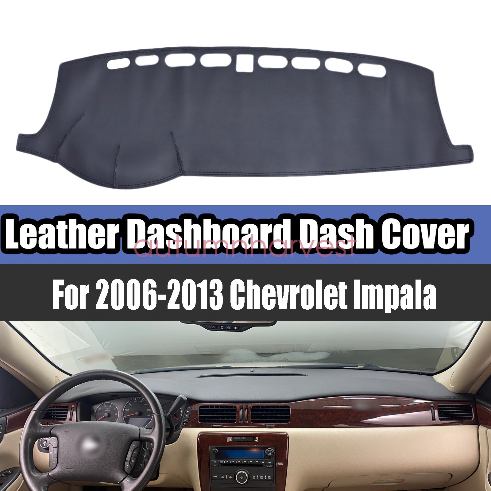 Non-slip Dashboard Mat Dashmat Dash Board Cover For 2006-2013 Chevrolet Impala
