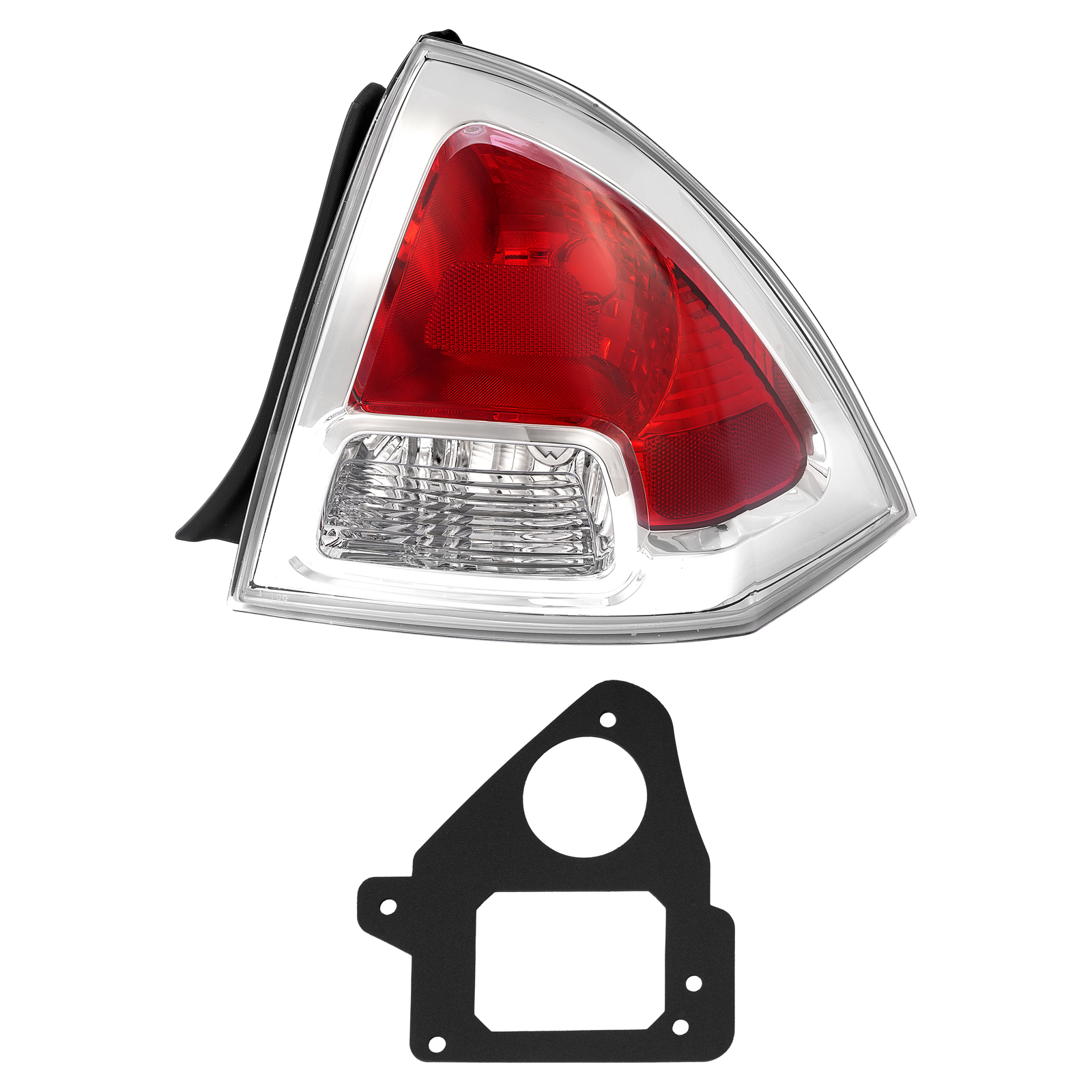 New Passenger Side Chrome Tail Light Assembly For Ford Fusion 2006-2009 RH