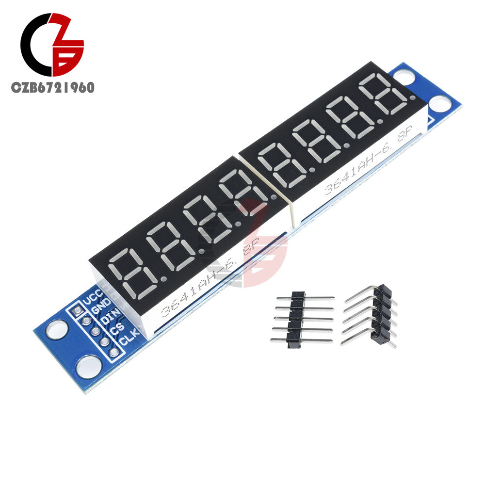 MAX7219 8-Bit LED Display 7 Segment Digital Tube Module For Arduino Raspberry Pi