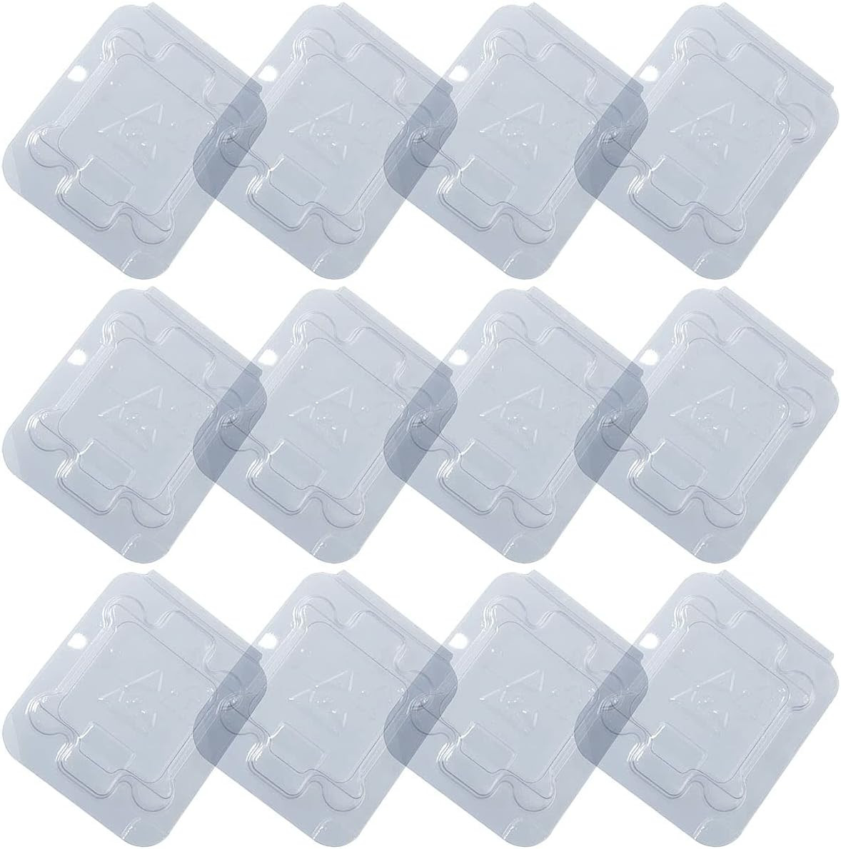 14Pc Universal CPU Protection Box 5.5x6.5cm Computer CPU Tray Case