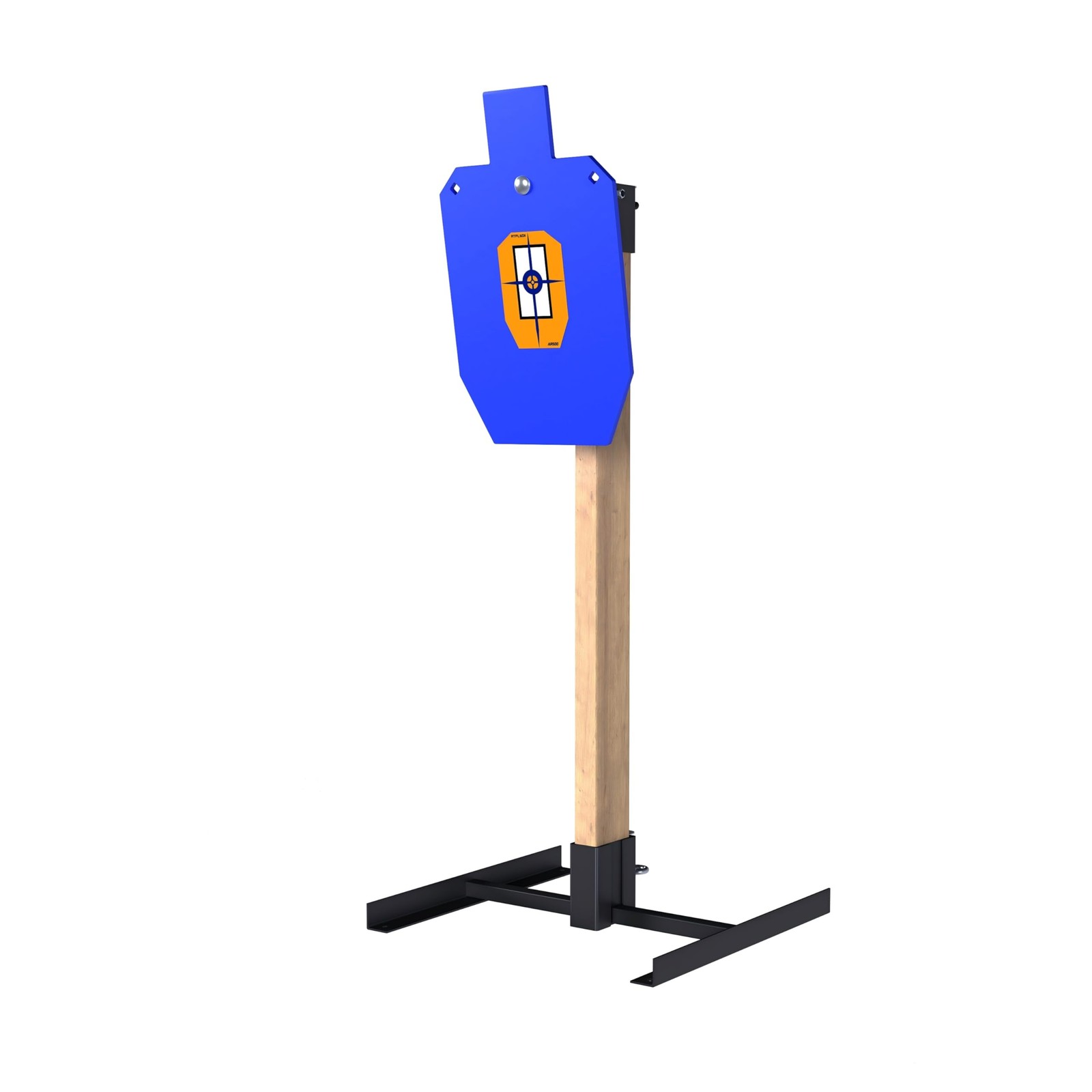 ATFLBOX 1/2 inch Thick AR500 Steel Target Stand System, 12" x 20" Torso Shoot...