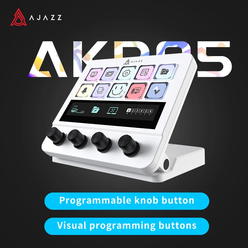 Ajazz AKP05 Mechanical Macro Keyboard 9-Key Programmable Pad Gaming Office