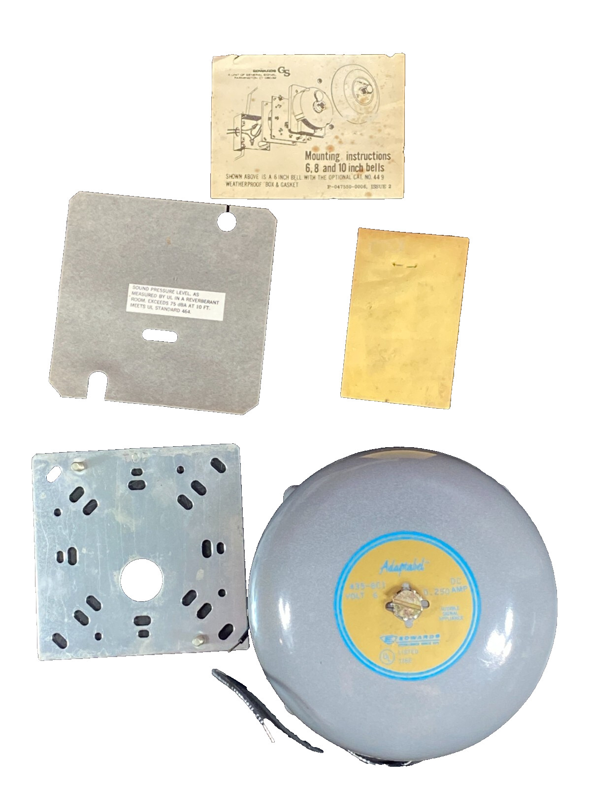 Bell Edwards Alarm 435 6C1 Adaptable Volt 6 Vintage New Old Stock