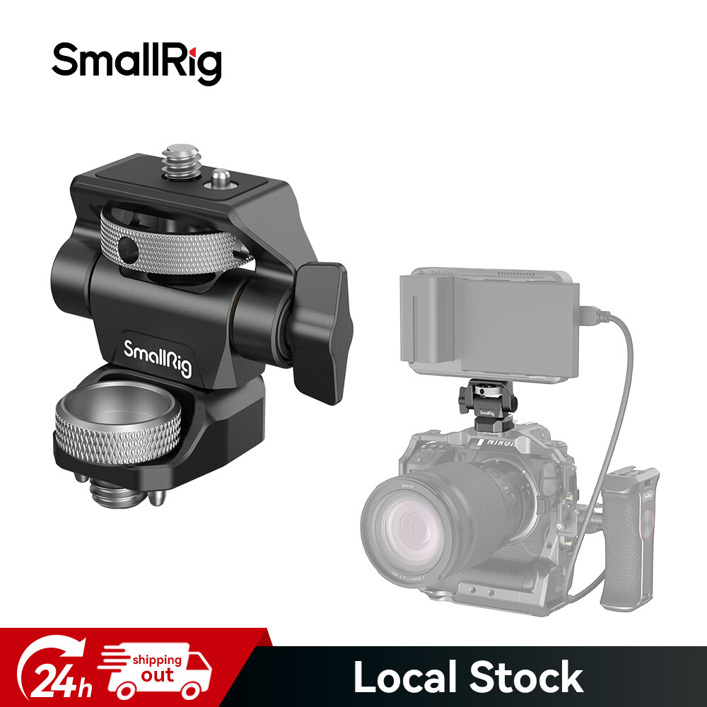 SmallRig Monitor Mount Swivel Tilt Adjustable Monitor Holder w/ Arri Pins-2903B