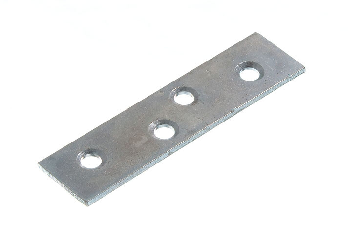 New 48 X Straight Mending Repair Plate 75mm ( 3 Inch ) BZP Steel - Onestopdiy