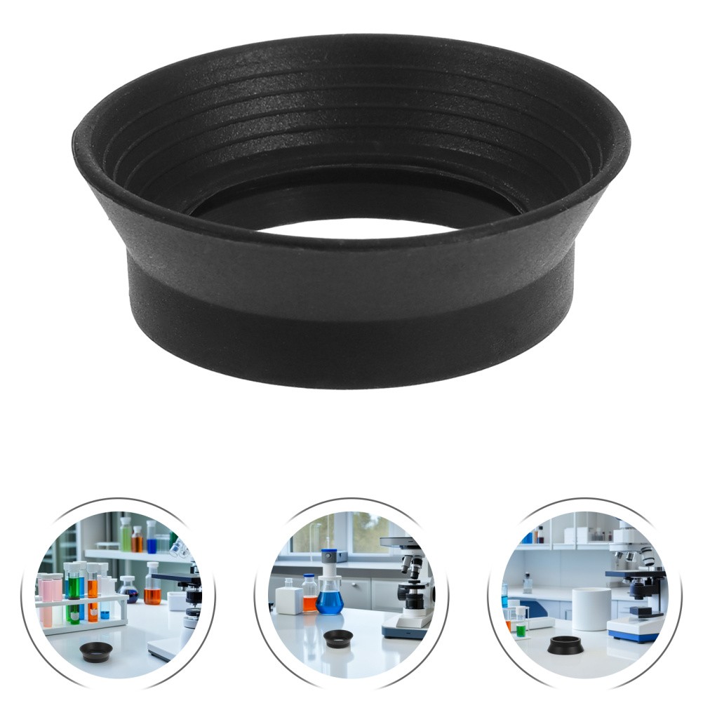 3 Pcs Rubber Eyepiece Shield Microscope Cups Light-Blocking Binoculars