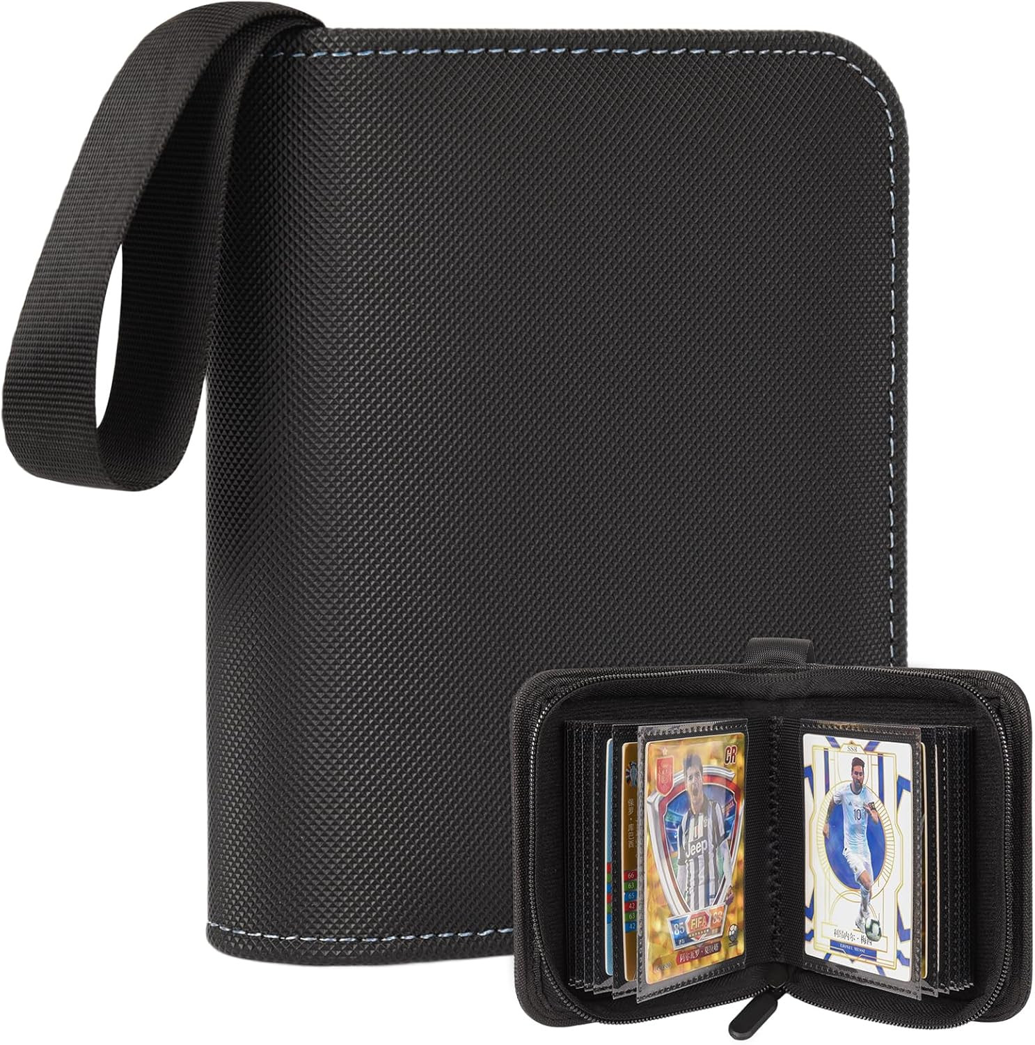 1 Pocket Card Binder Collectible Trading Card Album Single Card Holder...