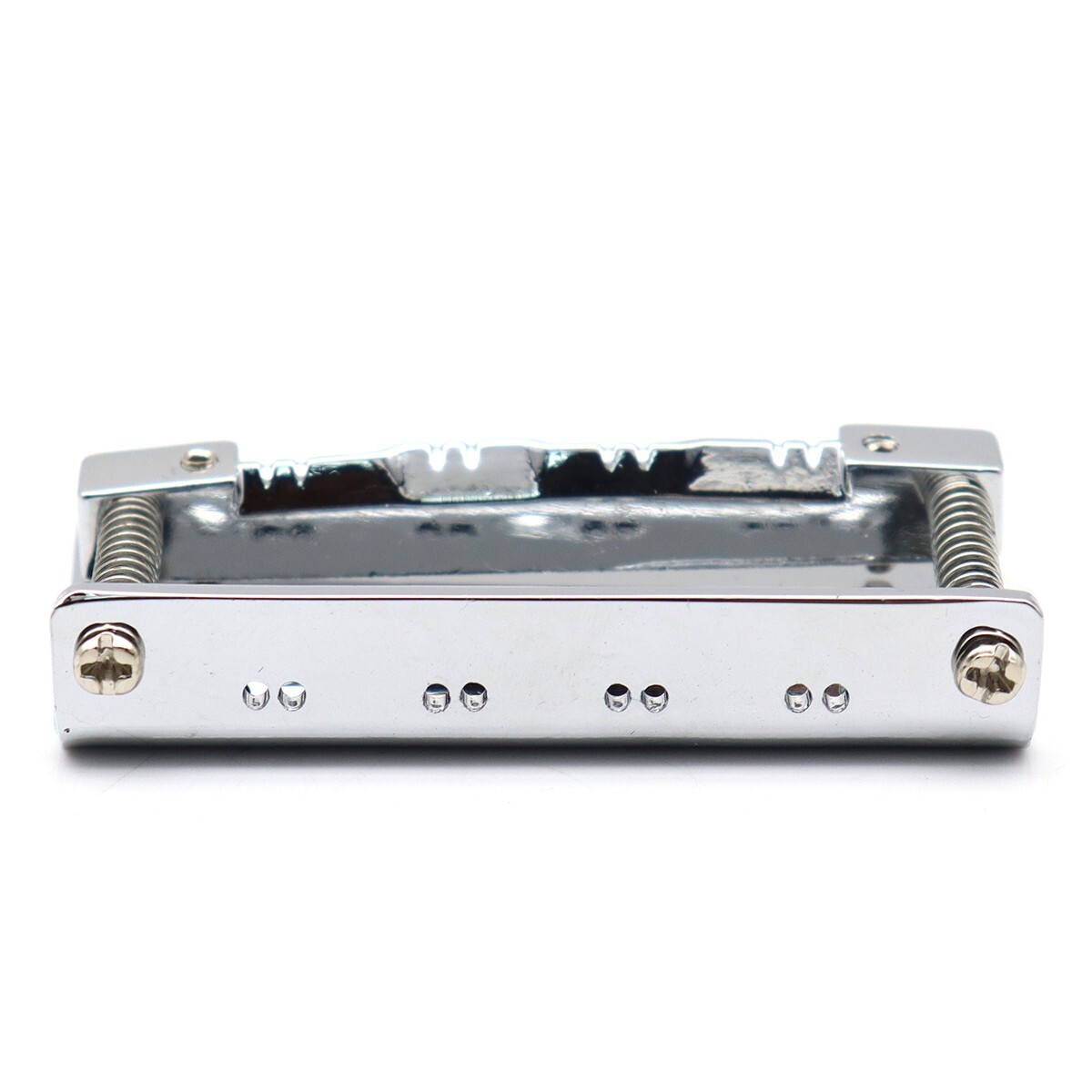 Metal 8 Strings Mandolin Bridge Hardtail Fixed Bridge Replacement Silver