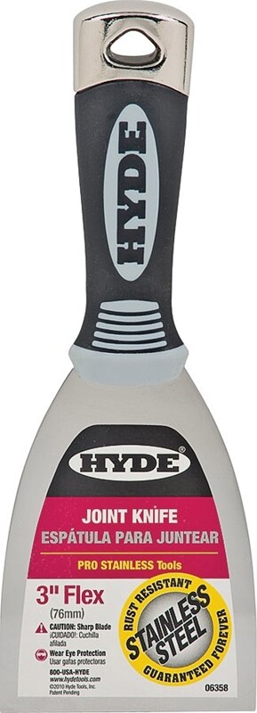 NEW Hyde Tools 06358 Flexible Pro Stainless Joint PUTTY  Knife 3" 6815963