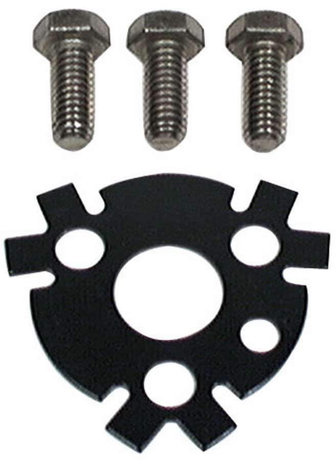 Allstar Performance 90060 Chevy Camshaft Lock Plate and Bolts Steel Black Oxi