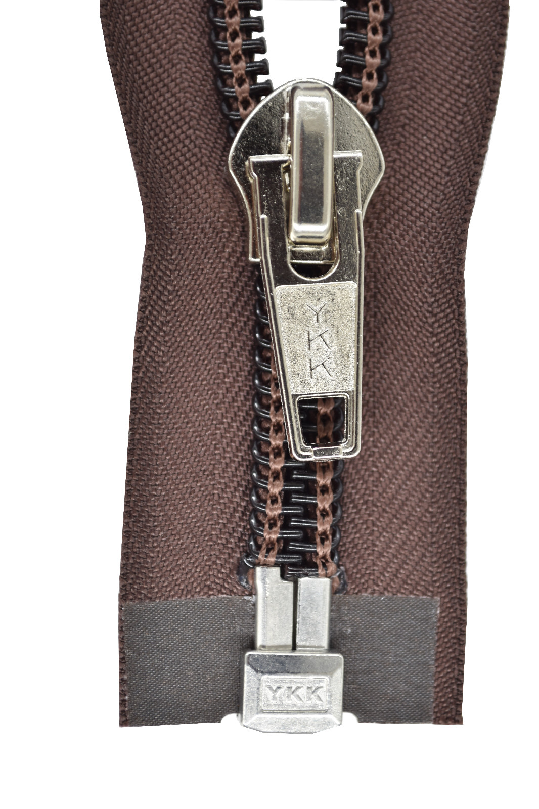 YKK 1 Weg Spiral 10MM 570 Rosewood Braun 80 - 150CM Automatic Valve
