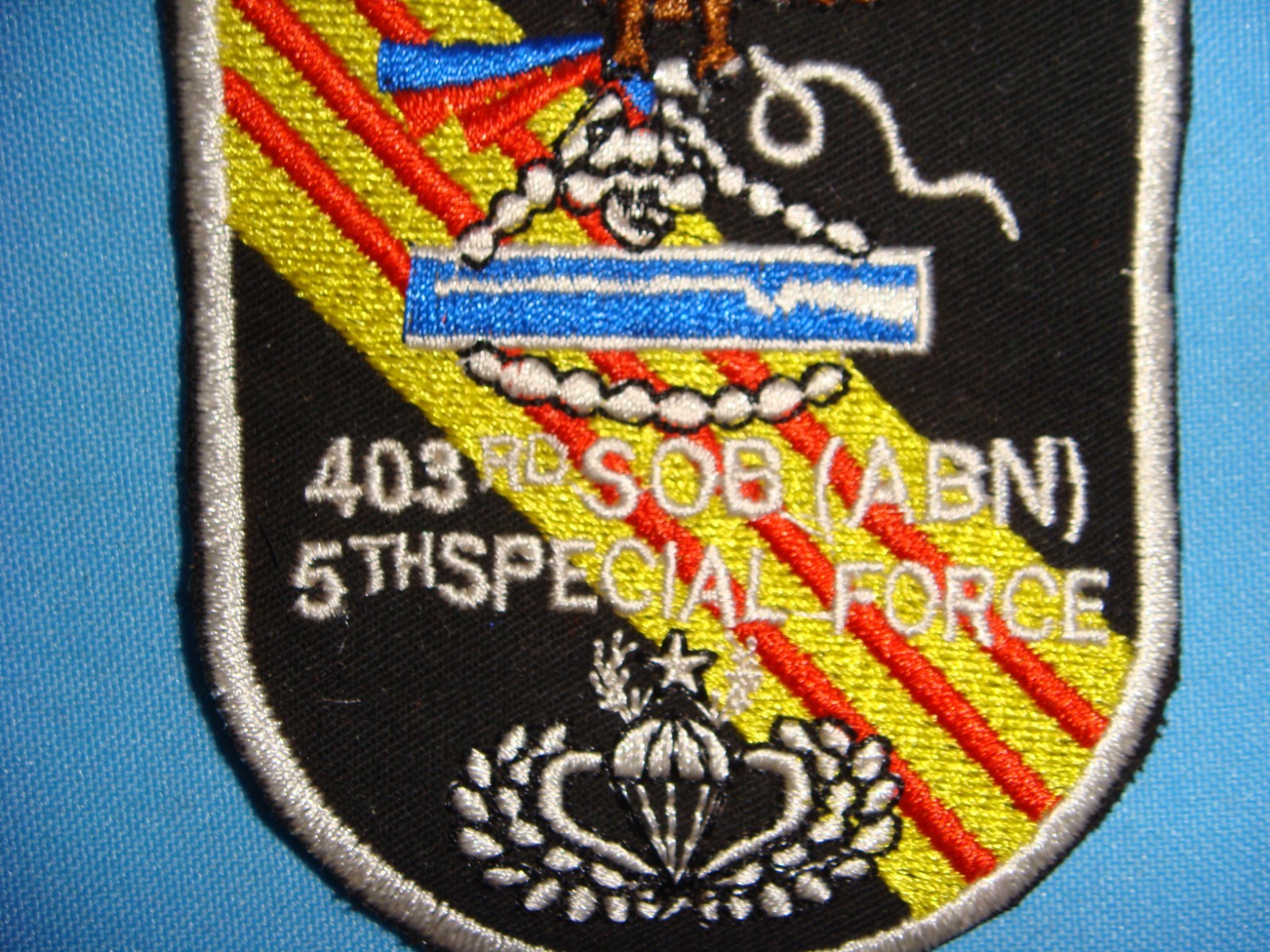 VIETNAM WAR PATCH, US 403rd SOB (ABN) 5th SPECIAL FORCES