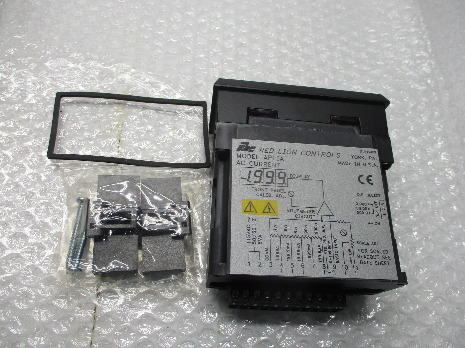 RED LION CONTROLS APLIA CURRENT METER NSNP