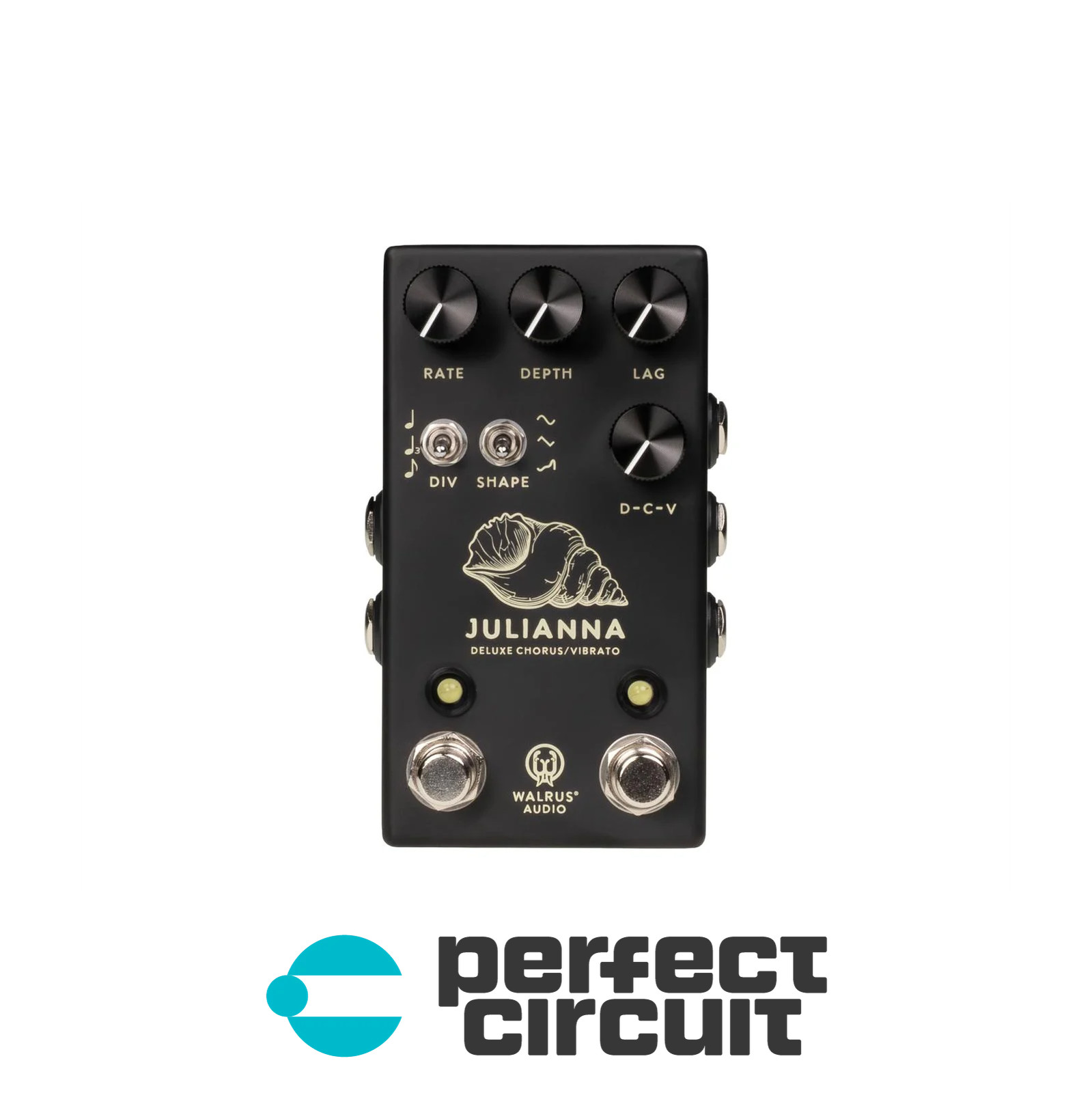 Walrus Audio Julianna Stereo Chorus Pedal (Black) EFFECTS NEW PERFECT CIRCUIT