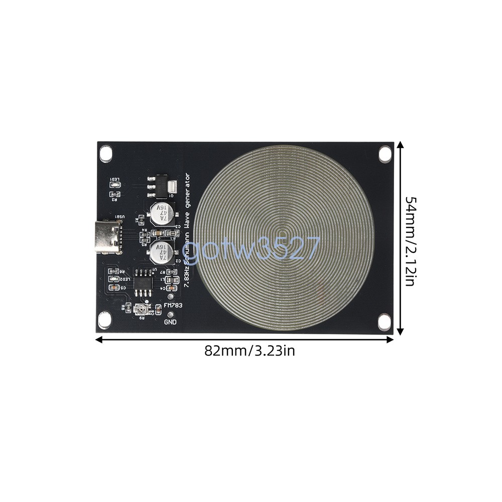 DC 5V 7.83Hz Schumann Wave Generator Ultra Low Frequency Pulse Generator Type-C