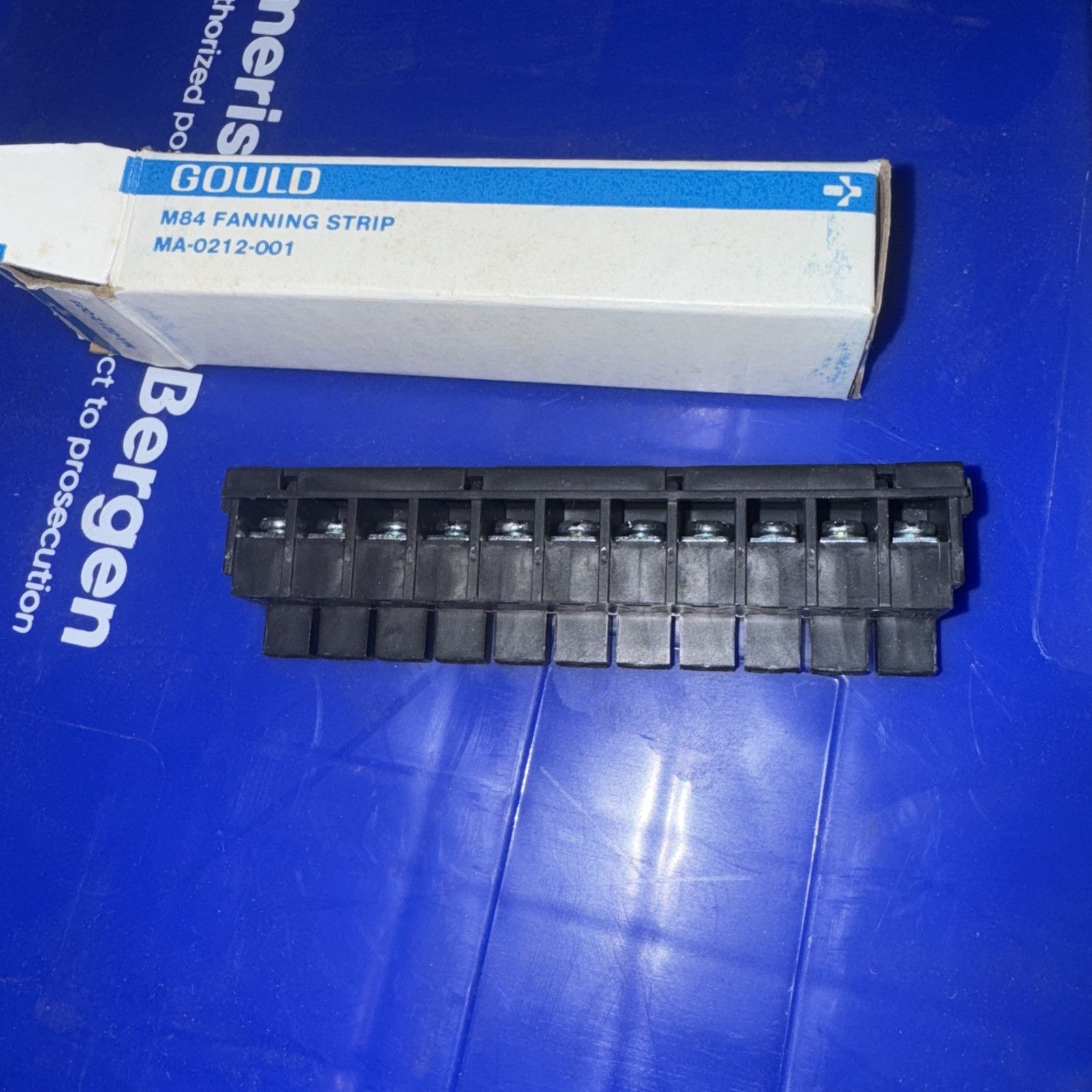 New Nos Gould MA-0212-001 FANNING STRIP M84 FOR MODULE 11 Terminal Free Shipping