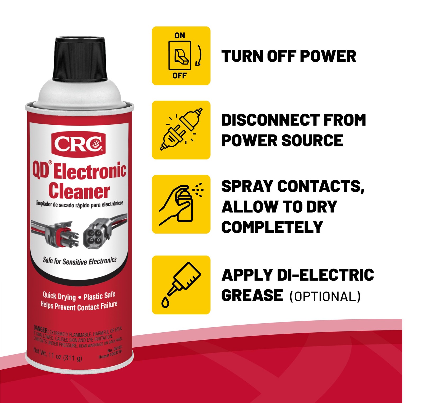 05103 QD Electronic Cleaner -11 Wt Oz
