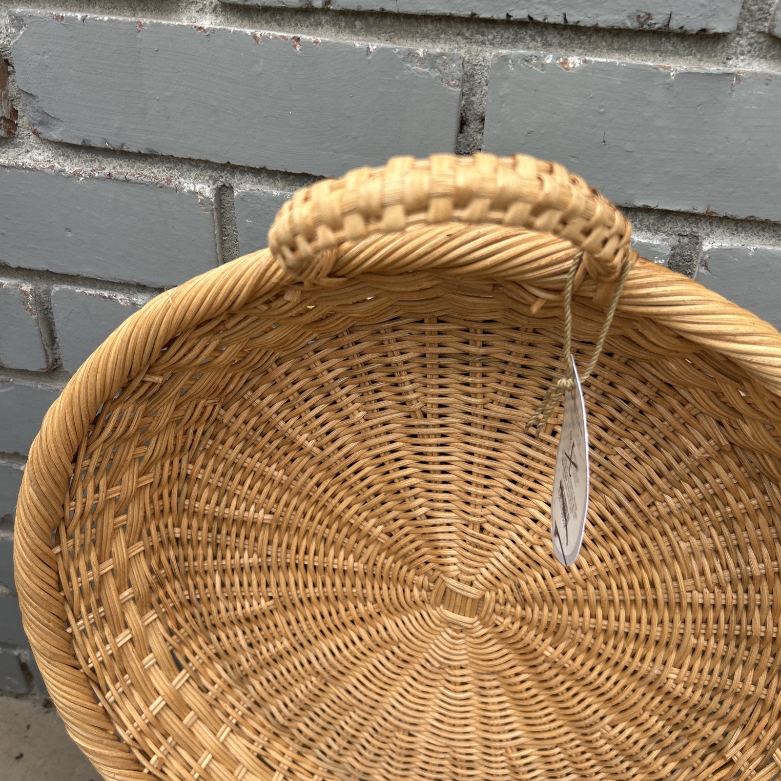 Studio Magee Round Basket With Two Handles 17.5” Diameter