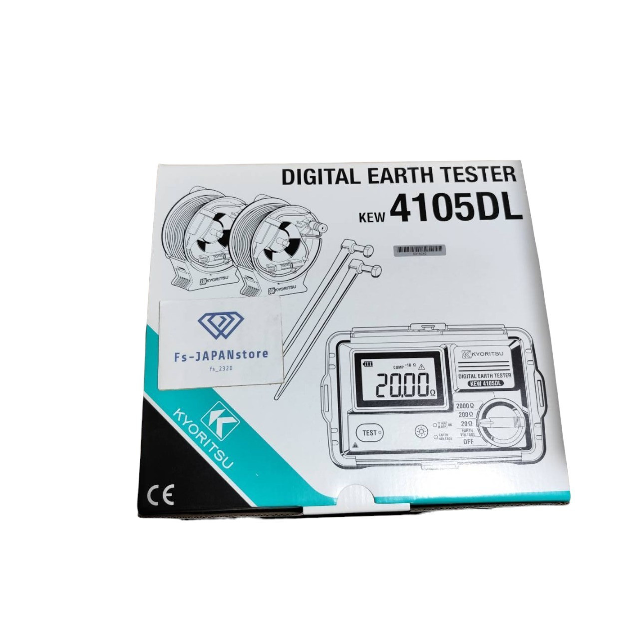 KYORITSU 4105DL Digital ground resistance meter New