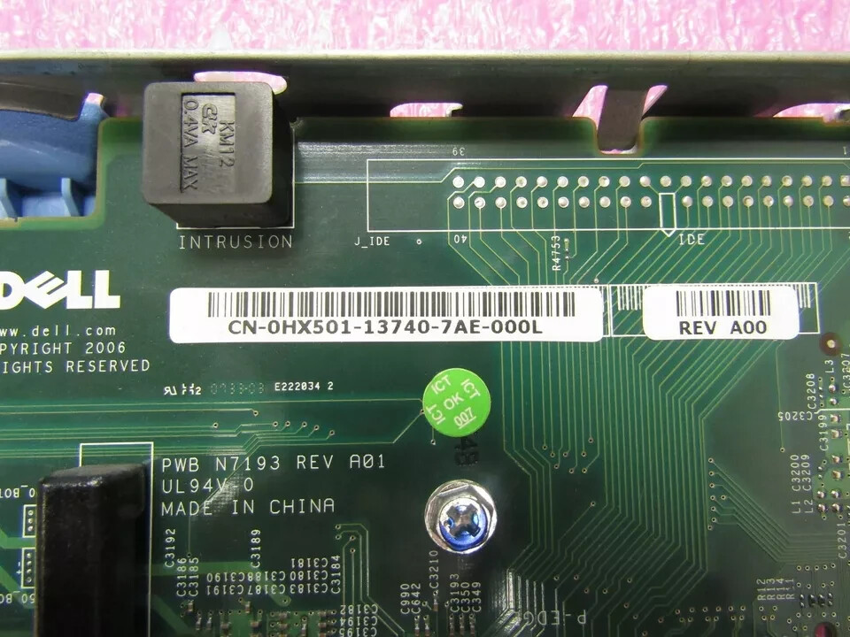 HX501 DELL RISER BOARD PCI-E R805 P