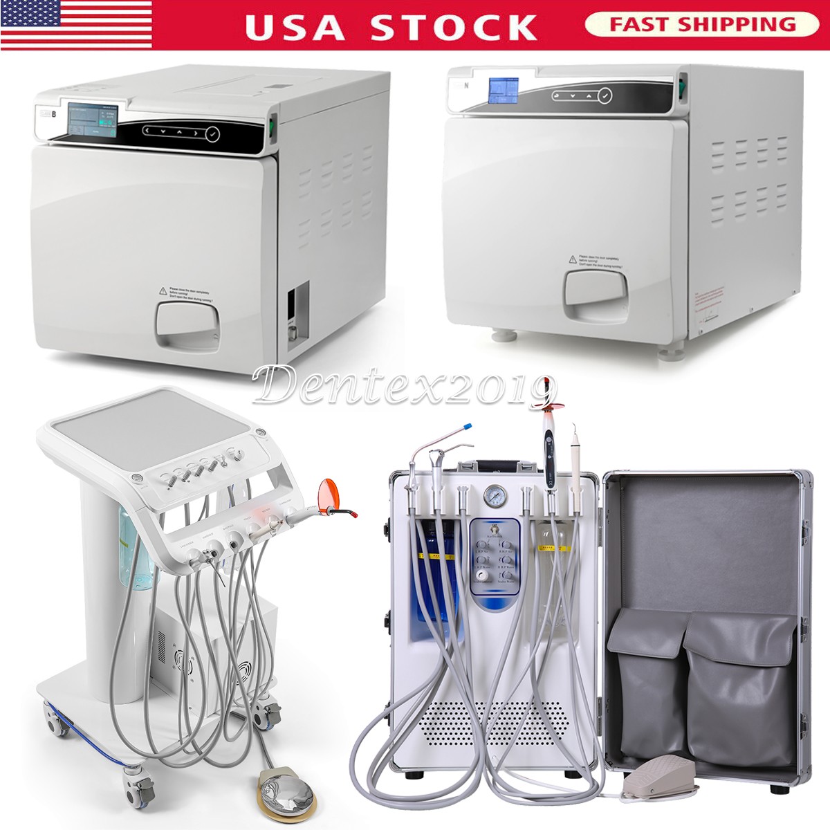 Dental Delivery Unit with Compressor/Class N/Class B steam sterilizer autoclave