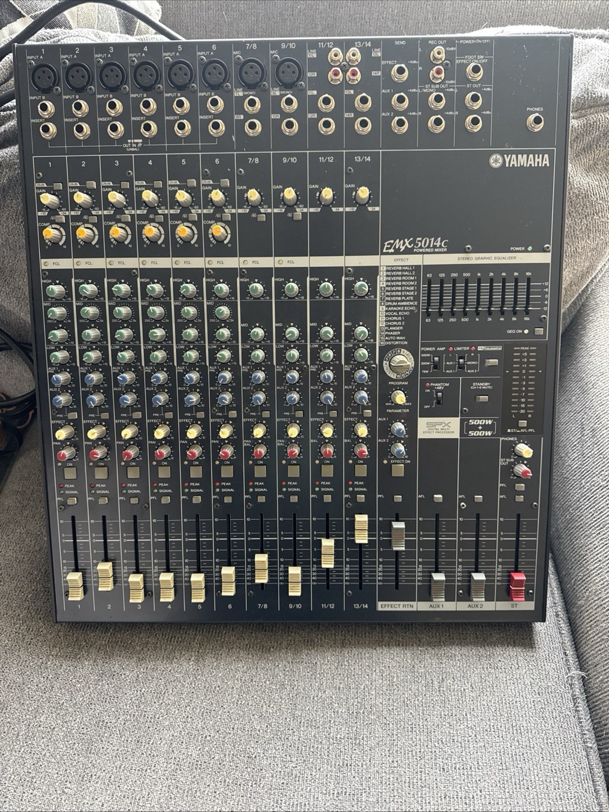 Yamaha EMX5014C 14-Channel 500W Powered Tested
