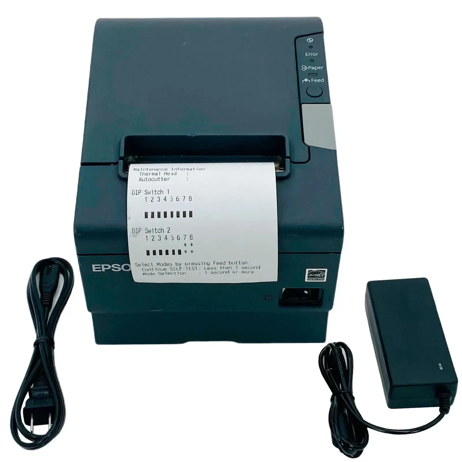TESTED Epson TM-T88V M244A Compact POS Thermal Receipt Printer USB Parallel