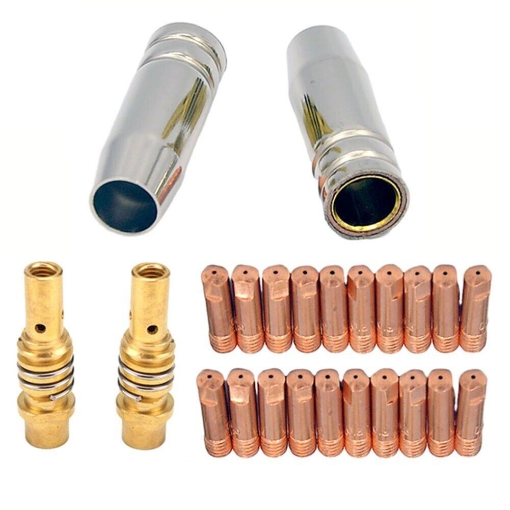 MB15 for mig Welding Torch Kit with Contact Tips and Diffusers for MIG200 MIG130