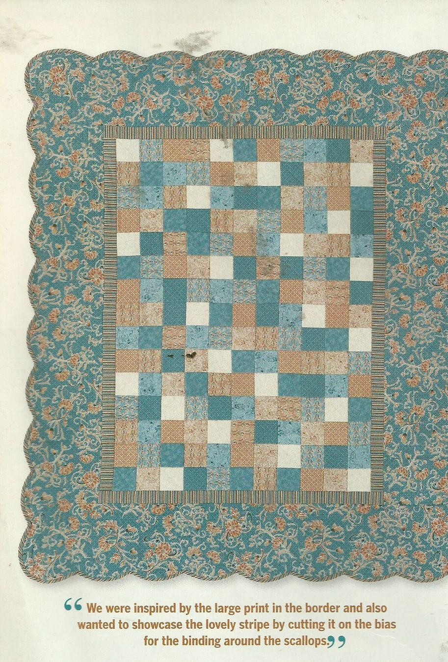 C0621 WHISPERING WILLOWS QUILT PATTERN/INSTRUCTIONS