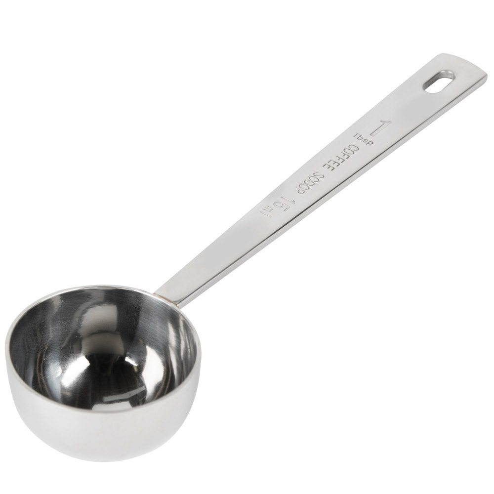 Tablecraft 1 Tbsp. Stainless Steel Coffee / Measuring Scoop