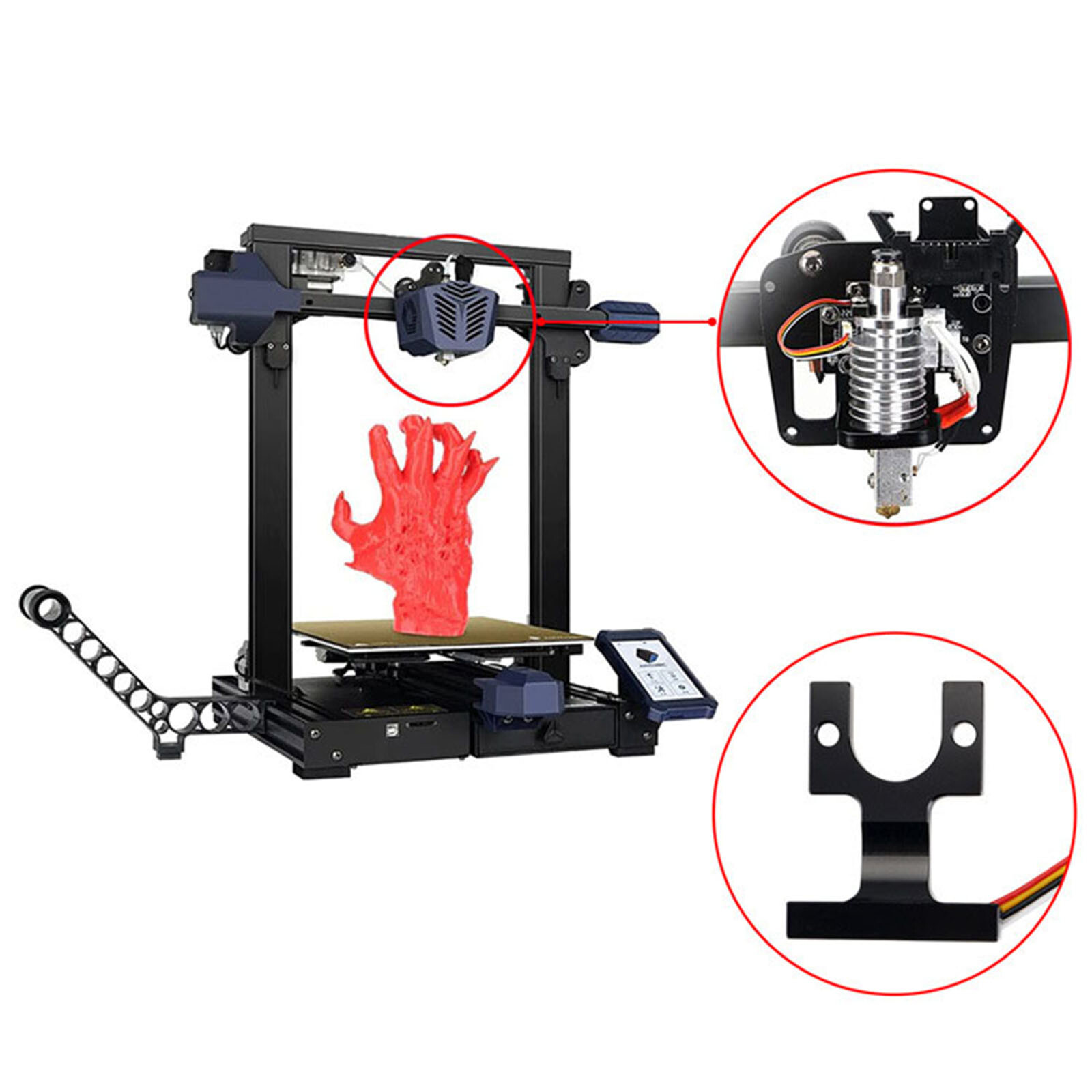 Extruder Hot End Block Auto Leveling Sensor for Anycubic Vyper E Kobra3D Printer