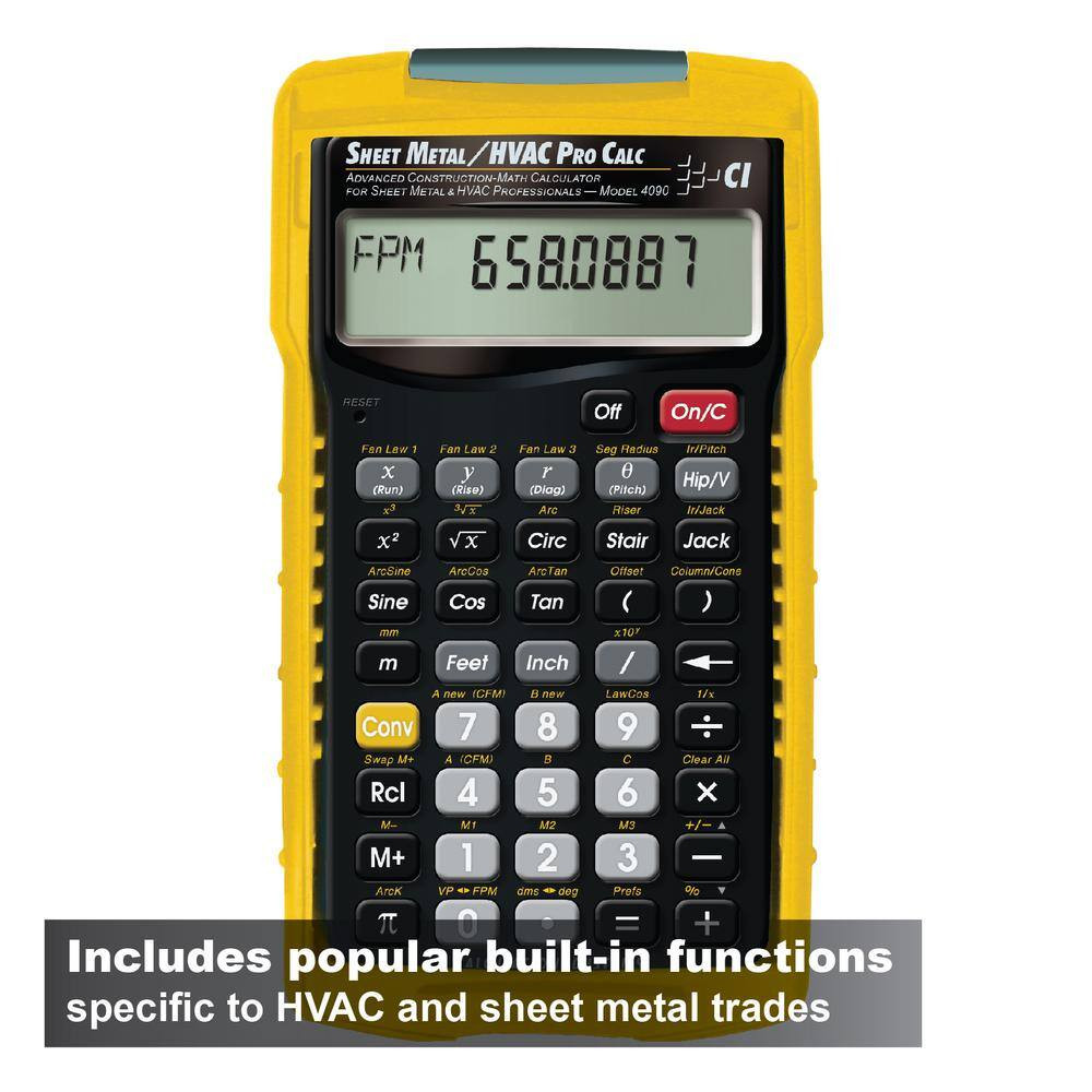 Sheet Metal/Hvac Pro Calc Calculator