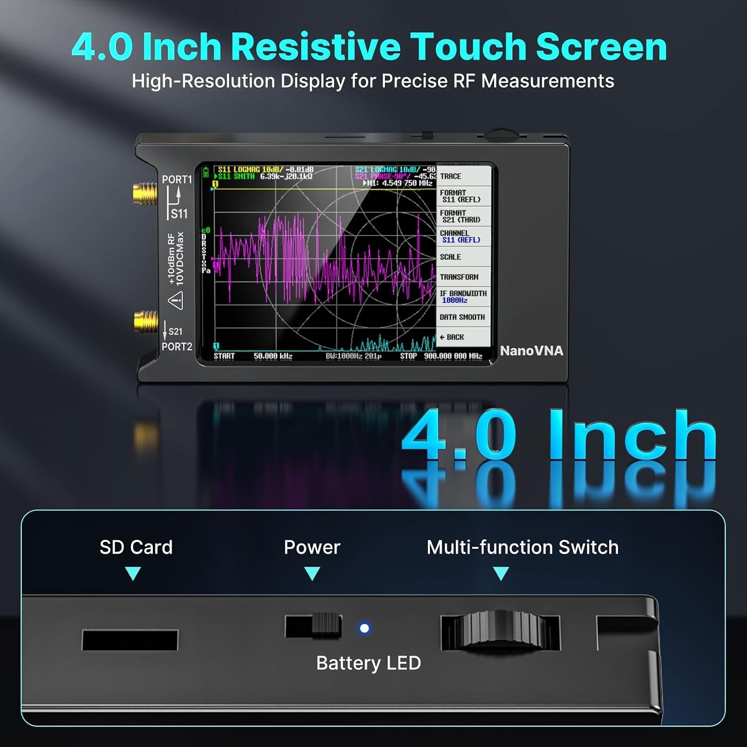 Upgraded H4 Vector Network Analyzer 1.5GHz
