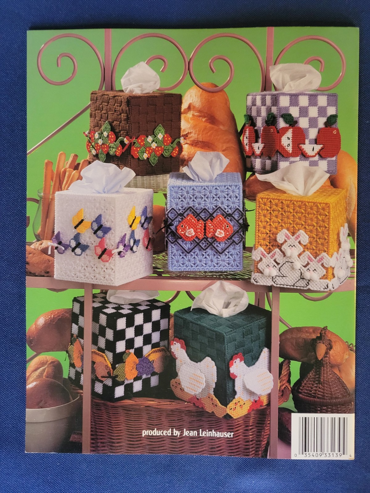 A Baker's Dozen Tissue Box Covers Home Decor Plastic Canvas Pattern Book