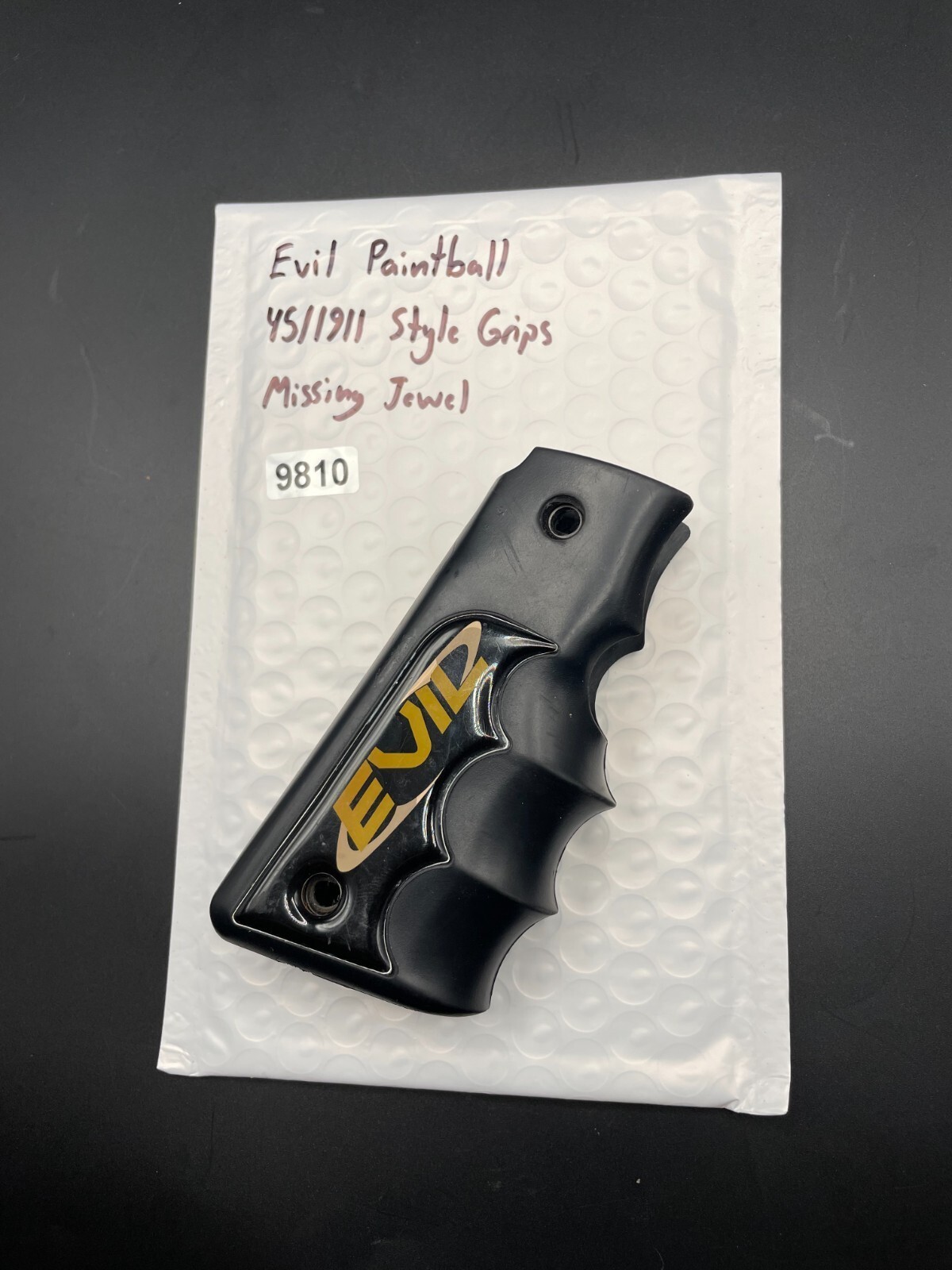 Evil Paintball 45/1911 Style Grips Missing Jewel