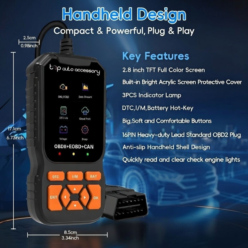 OBD2 Diagnostic Scanner Tool OBDII Fault Code Reader for Mazda CX Models