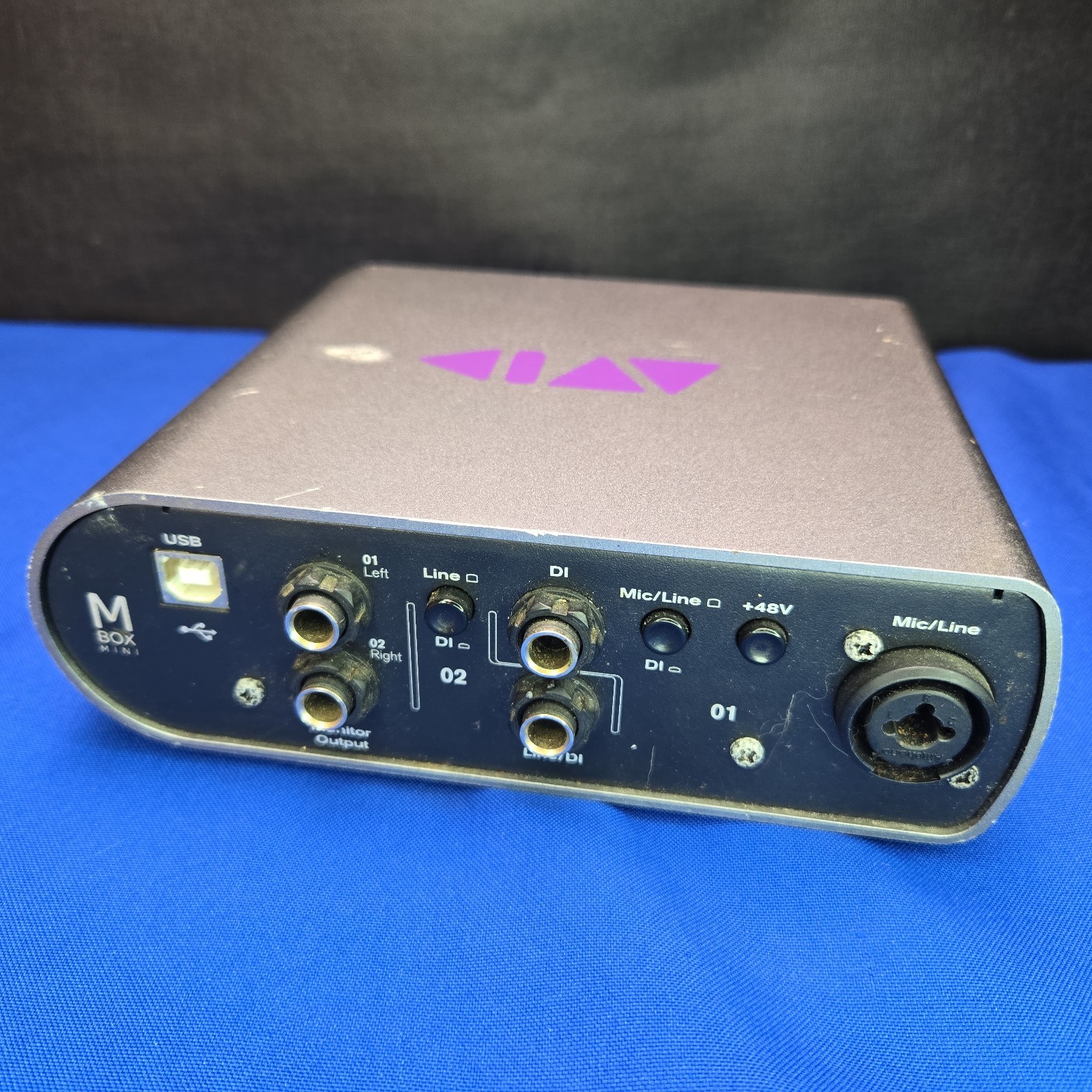 Avid MBox Mini USB Audio Interface Untested AS-IS Parts/Repair Pro Tools
