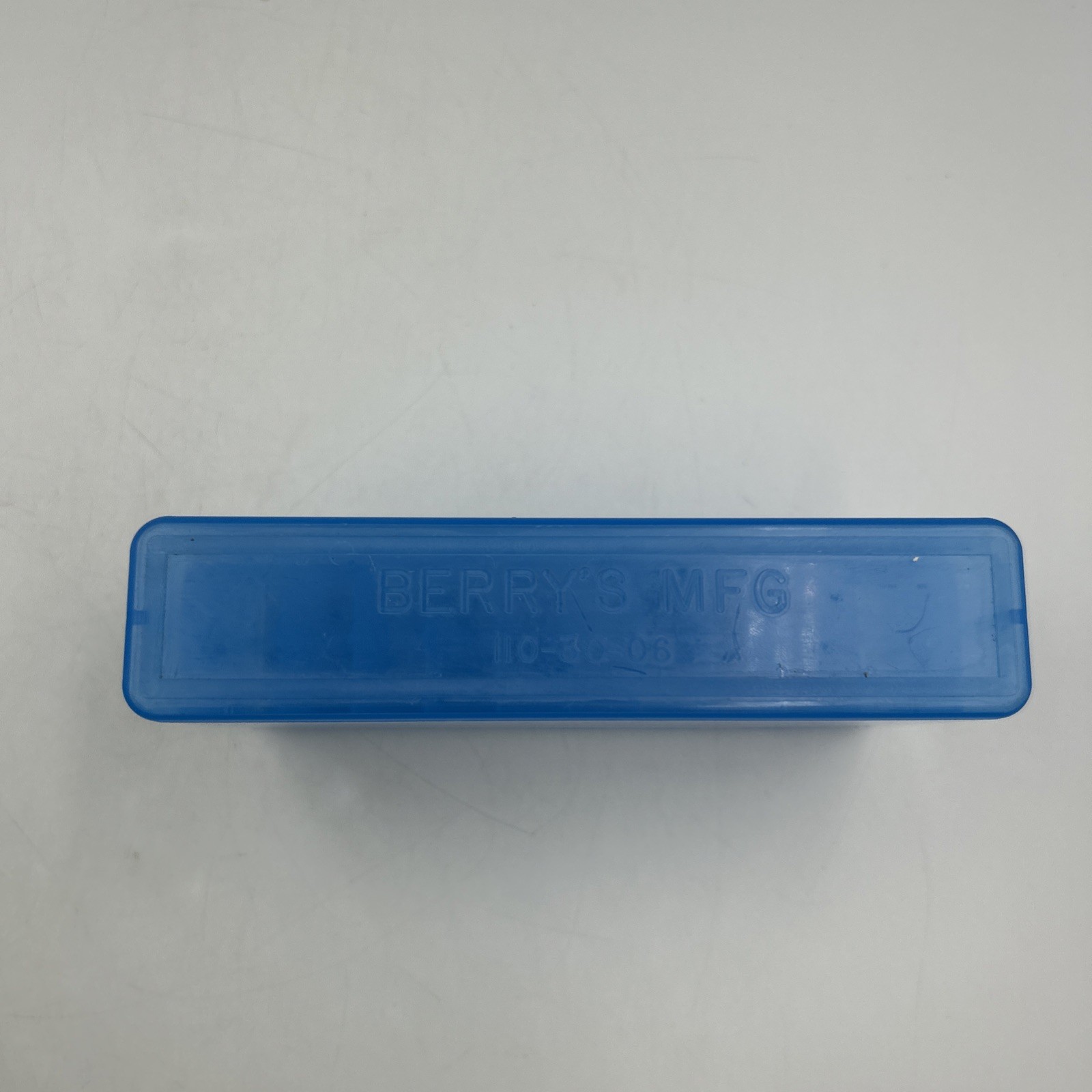 BERRY'S Plastic Ammo Box, Blue 20 Round 110/30-06