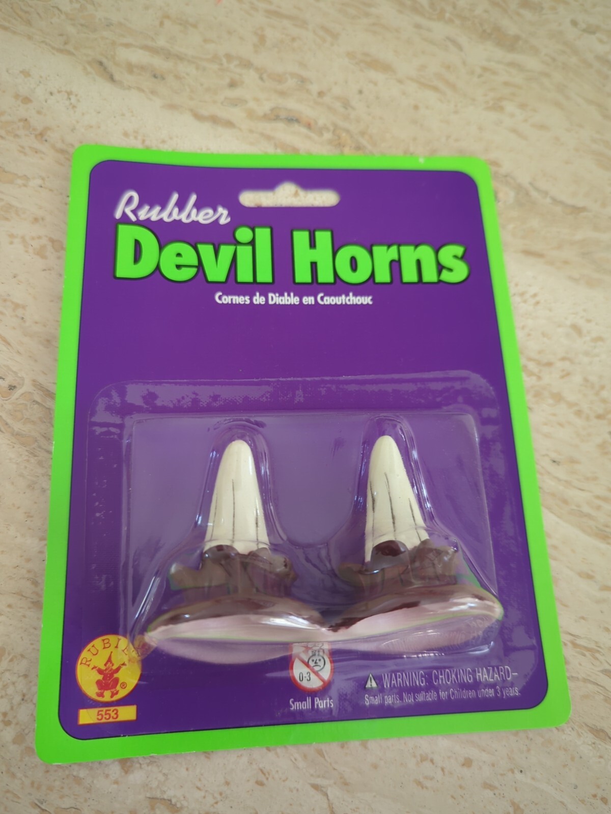 Theatrical Effects Rubber Devil Horns By Rubies Costume fx prosthetic New Diablo