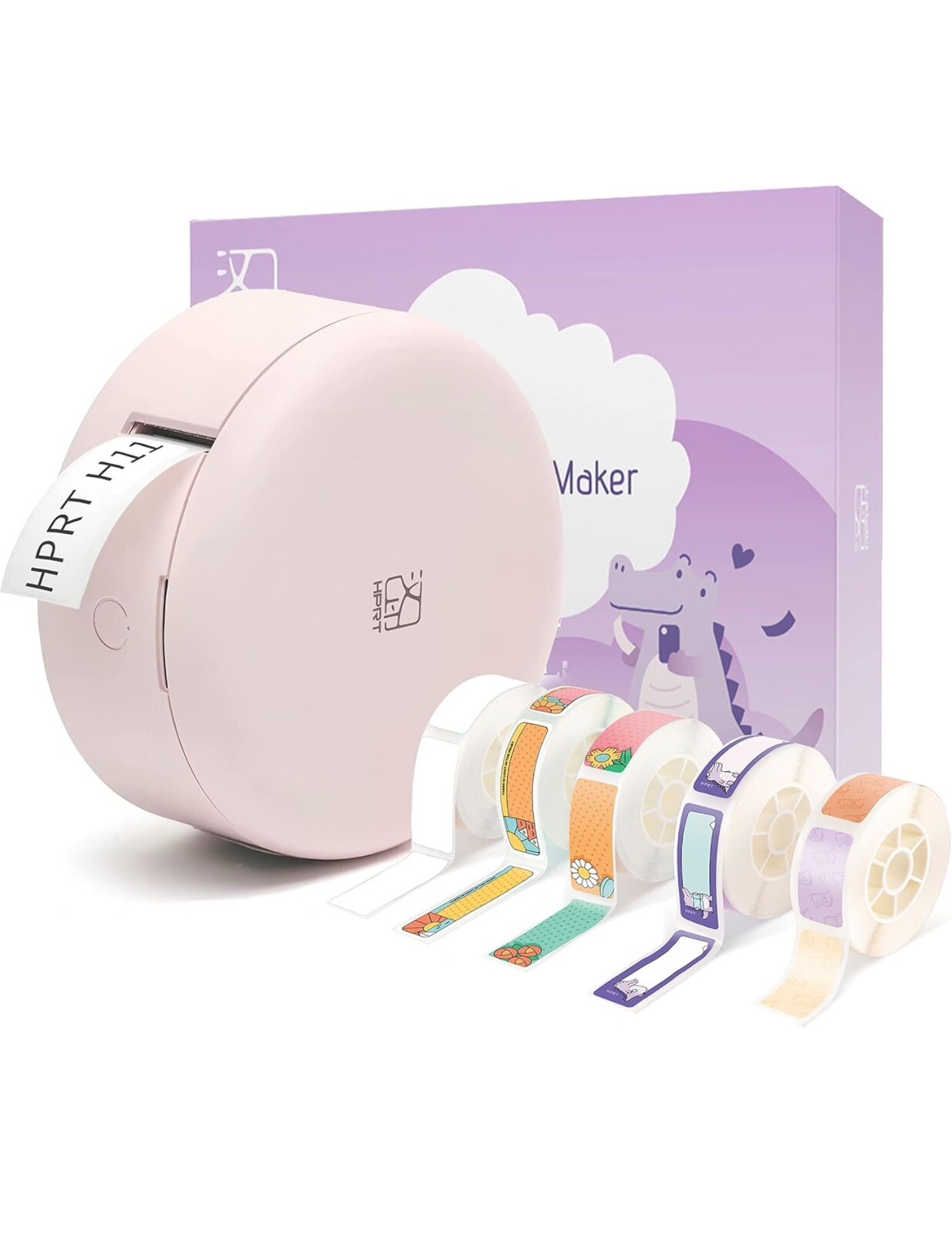 Mini Cute Label Maker ( Including 5 Tapes)