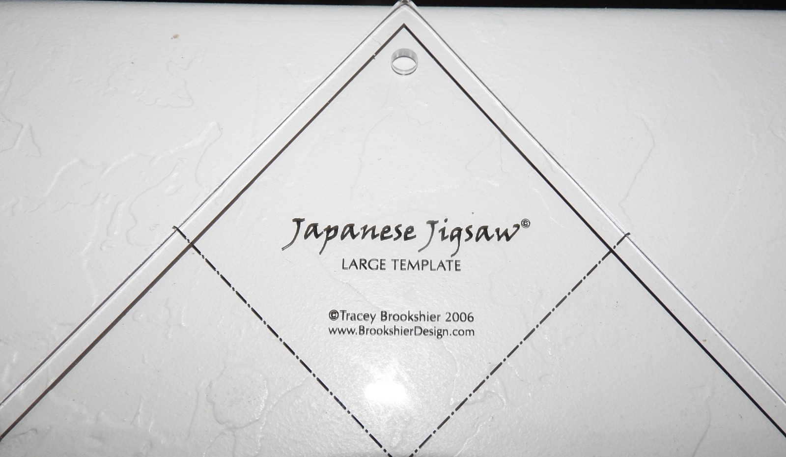 Japanese Jigsaw Quilt Pattern AND Large Template Tracey Brookshier Design Studio